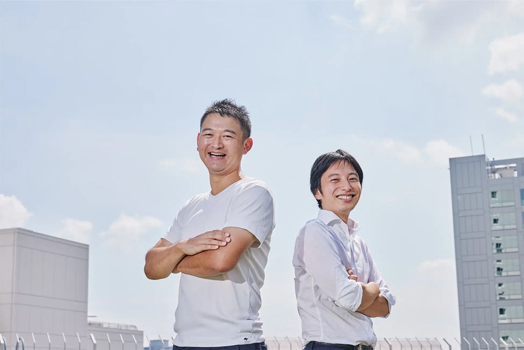 CEO 松本 哲(左)とCFOに就任した蘆田 幸一郎(右)